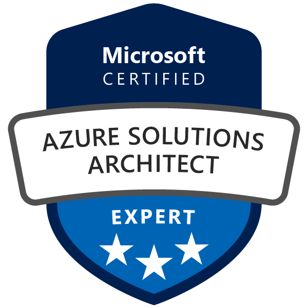 badge Microsoft Azure Solutions Architect Expert